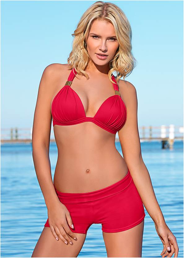 Swim Shorts,Goddess Enhancer Push-Up Top,Marilyn Underwire Push-Up Halter Top,Underwire Wrap Top,Hoodie Cover-Up