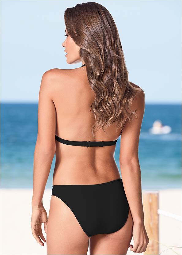 Back view Marilyn Underwire Push-Up Halter Top