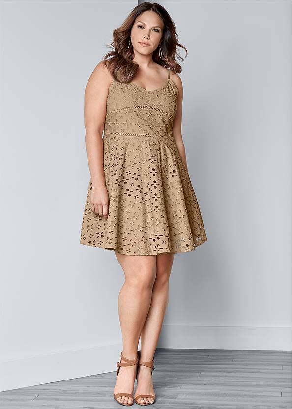 Front View Eyelet Dress