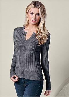Sweaters & Sweatshirts: Knit, Ribbed, Fringe, & Lace | Venus