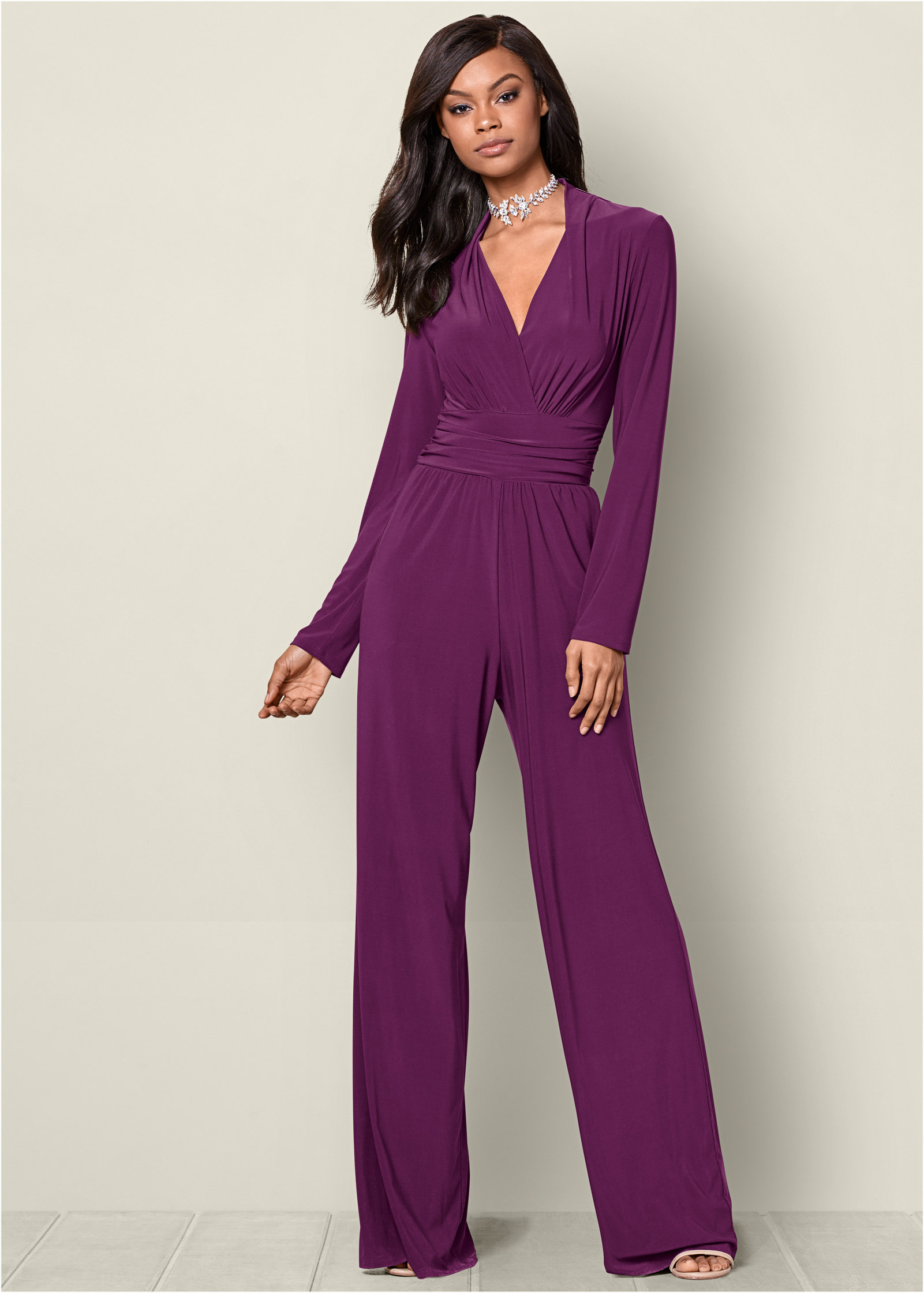 pink and purple jumpsuit