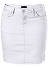 Alternate View Color Mini Jean Skirt