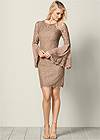 Front view Sleeve Detail Lace Dress