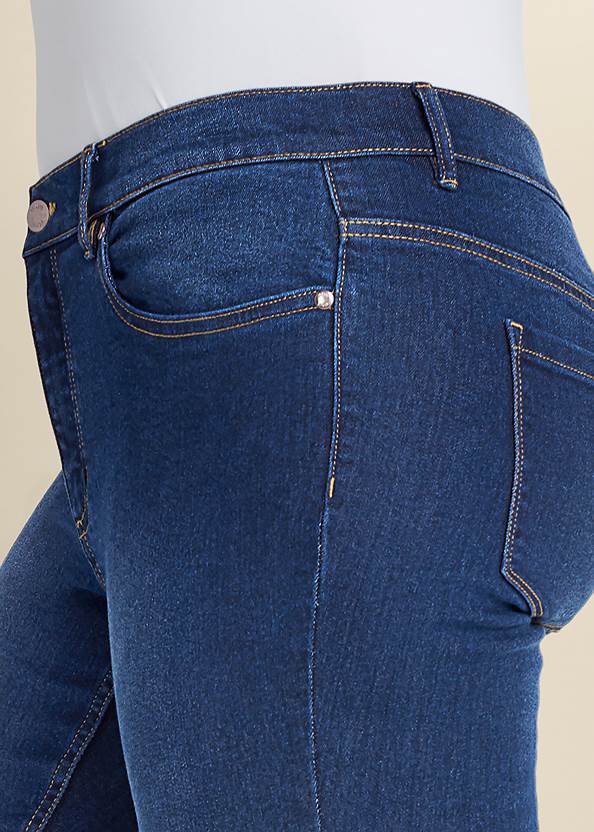 Back View Slim Jeans