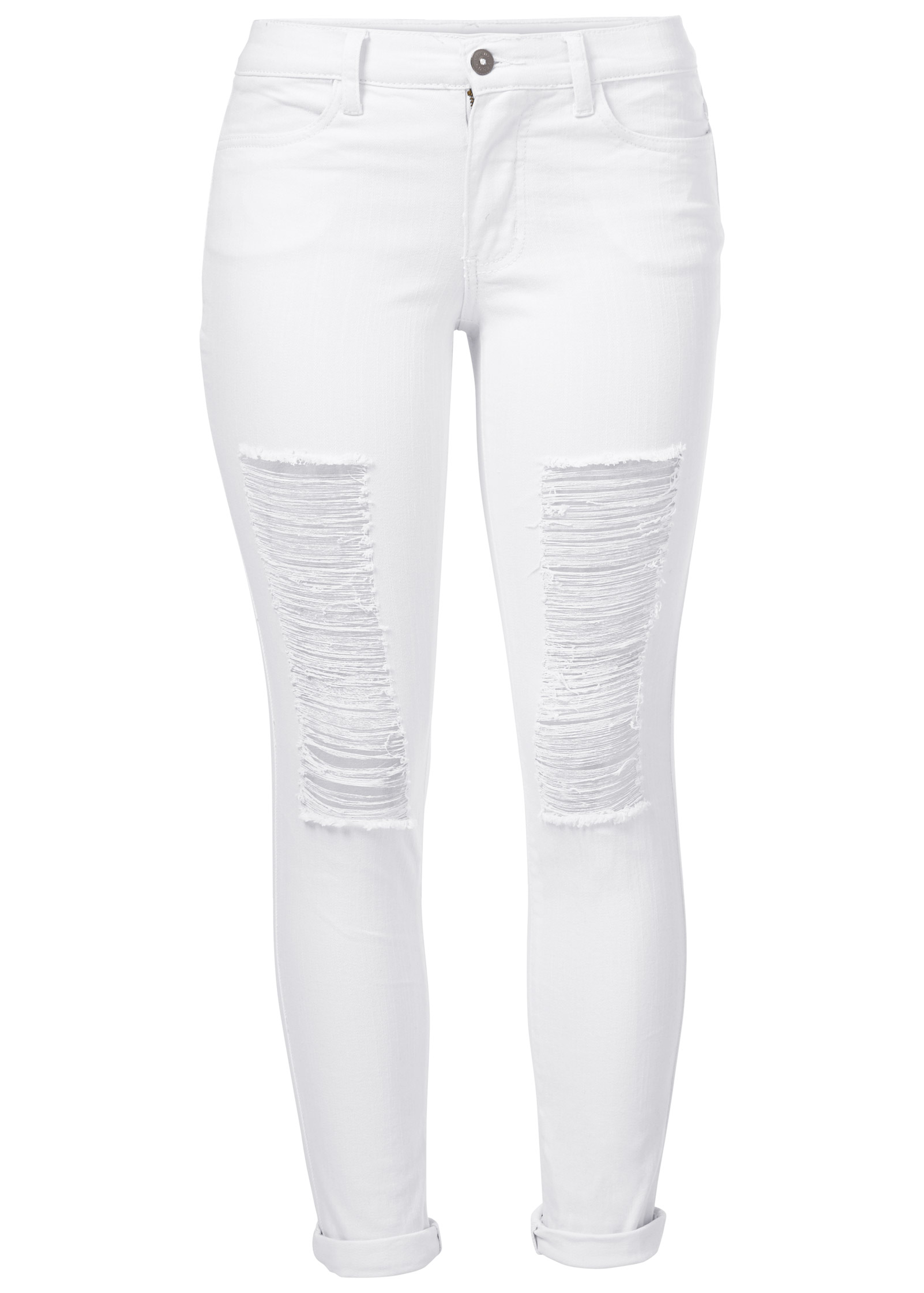 cheap white ripped jeans