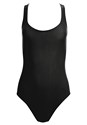 Keyhole Back One-Piece Swimsuit in Black Beauty | VENUS