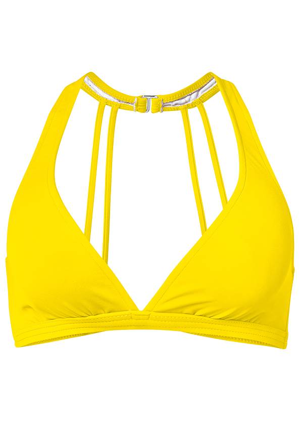 Sunny Yellow Beach Bella Halter Top Swimsuit - VENUS