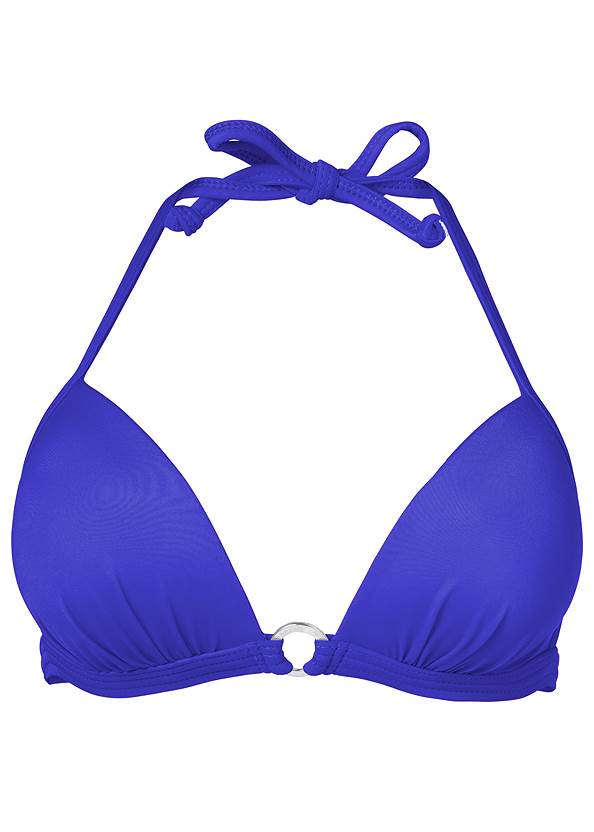 botsen winnaar praktijk Enhancer Push-Up Triangle Top in Cobalt Blue | Bikini | VENUS