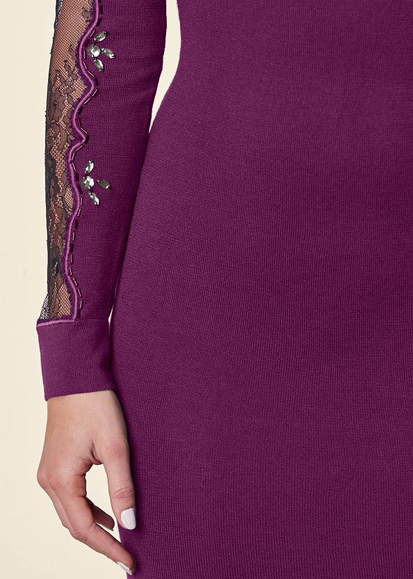 Alternate view Lace Detail Sweater Dress