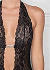 Alternate view Deep V Sheer Lace Negligee