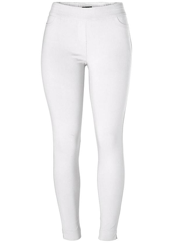 Alternate View Mid Rise Slimming Stretch Jeggings
