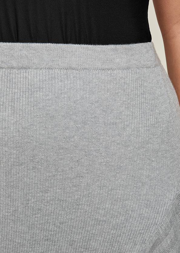 Plus Size Sweater Asymmetrical Skirt | VENUS