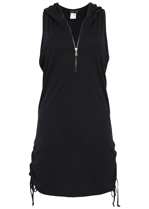 Alternate view Zip Front Hooded Cover-Up