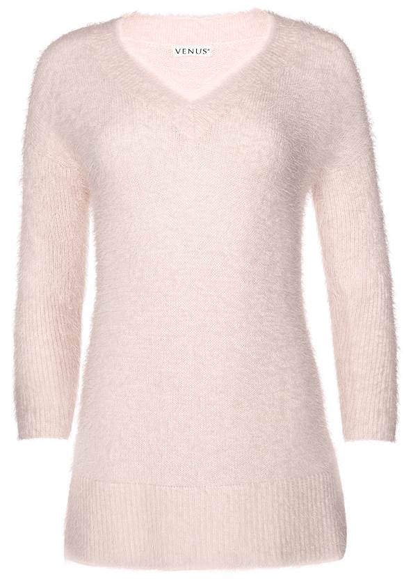 Front View V-Neck Sweater