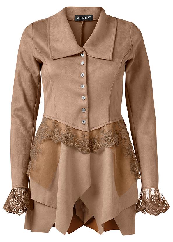 ALTERNATE VIEW Faux-Suede And Lace Jacket