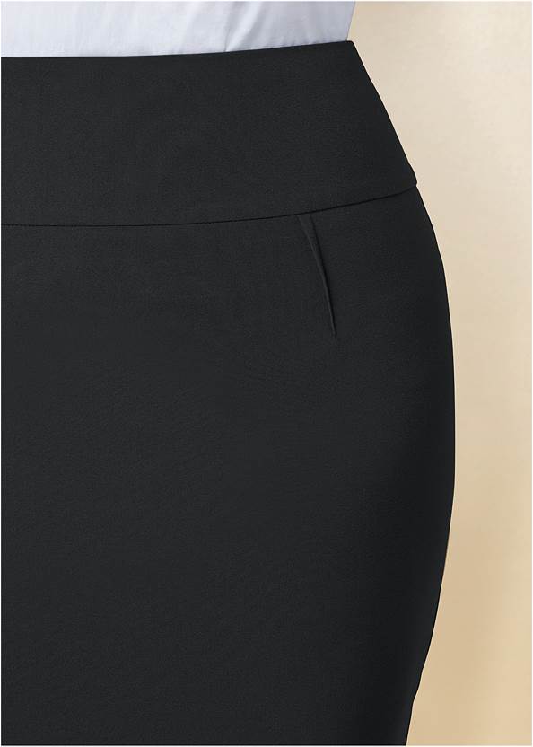 Pencil Skirt Suit Set in Black | VENUS