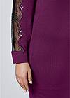 Alternate View Lace Detail Sweater Dress