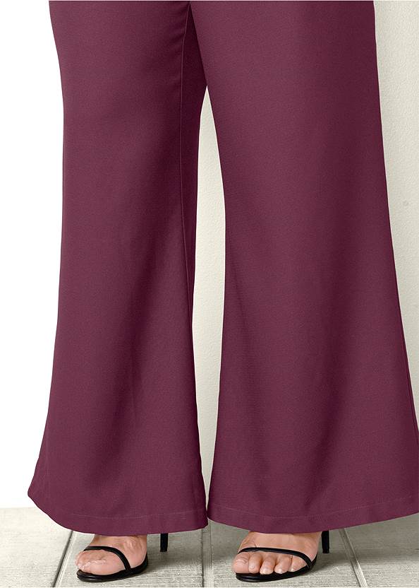 Alternate View Belted Wide Leg Pants