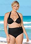 Front View Marilyn Underwire Push-Up Halter Top