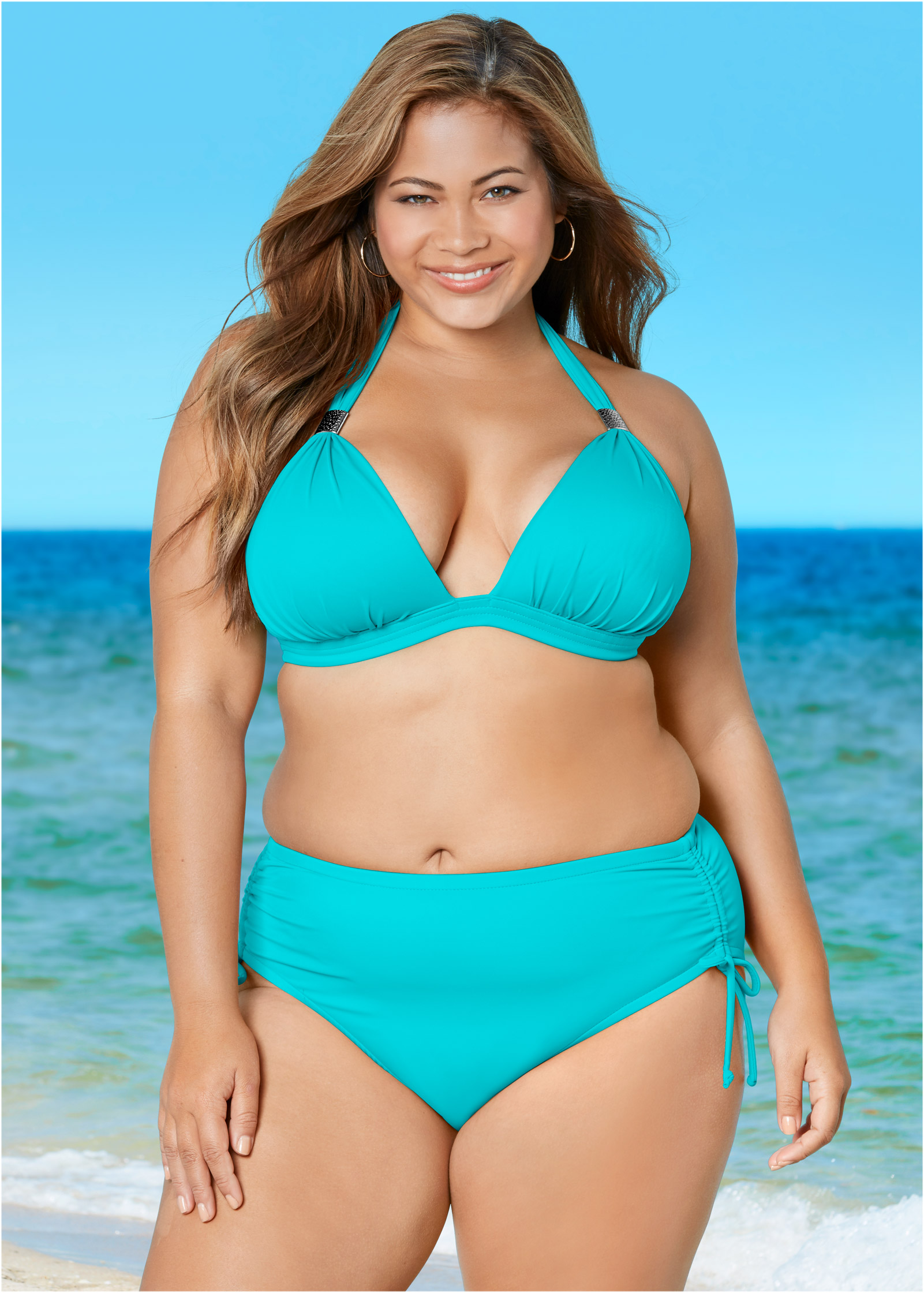 plus size swim clearance