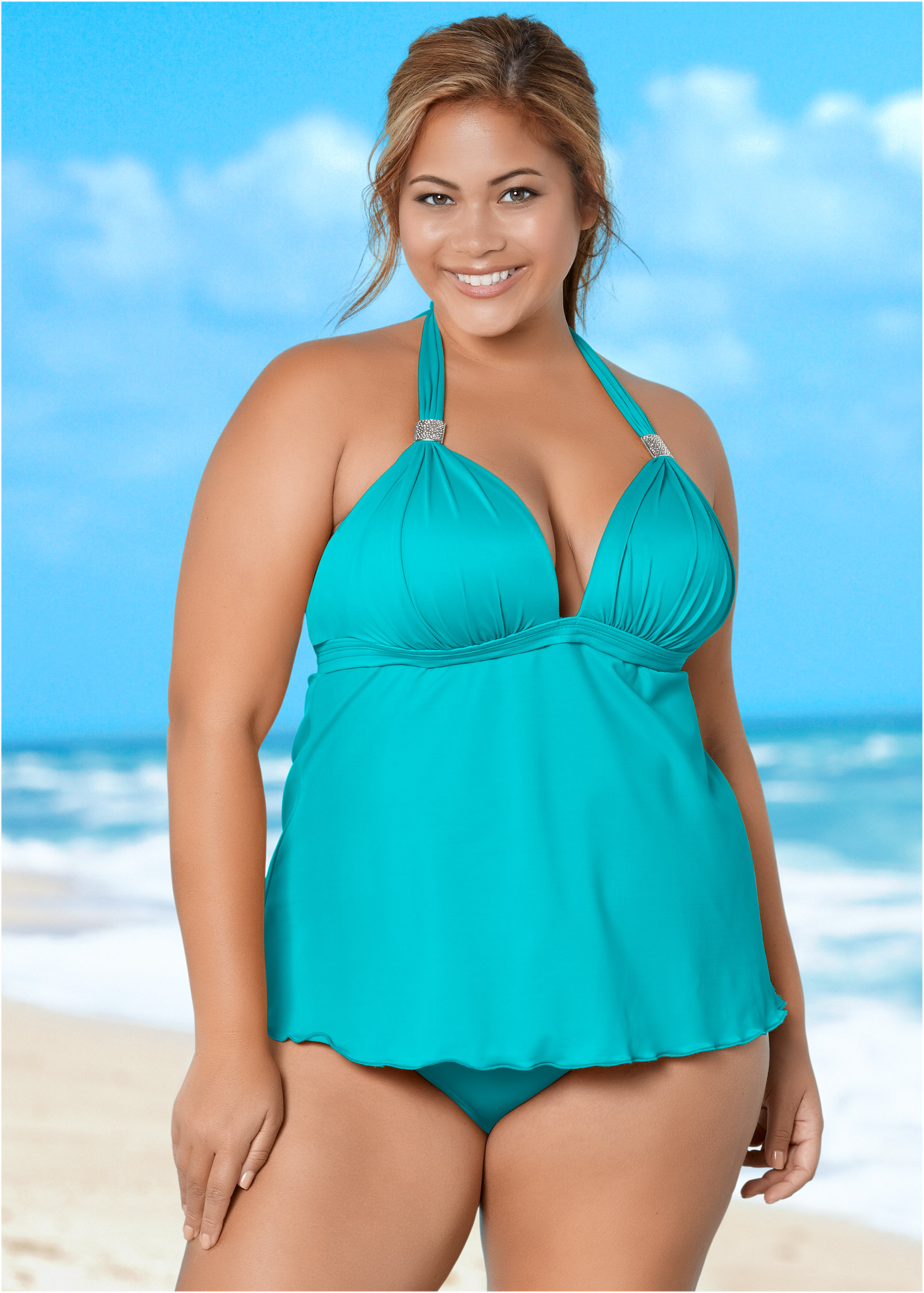 tankini tops for plus size