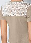 Alternate view Lace Inset V-Neck Top