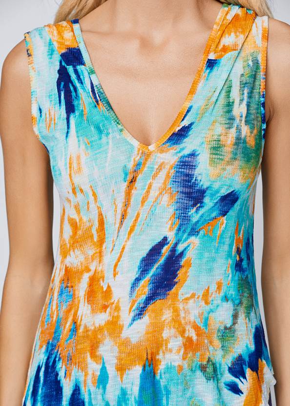 Alternate view Ribbed Tie Dye Tunic Top