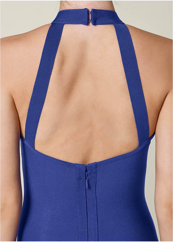Bandage Strappy Dress in Blue | VENUS