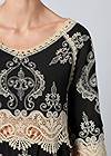 Alternate View Embroidered Detail Top