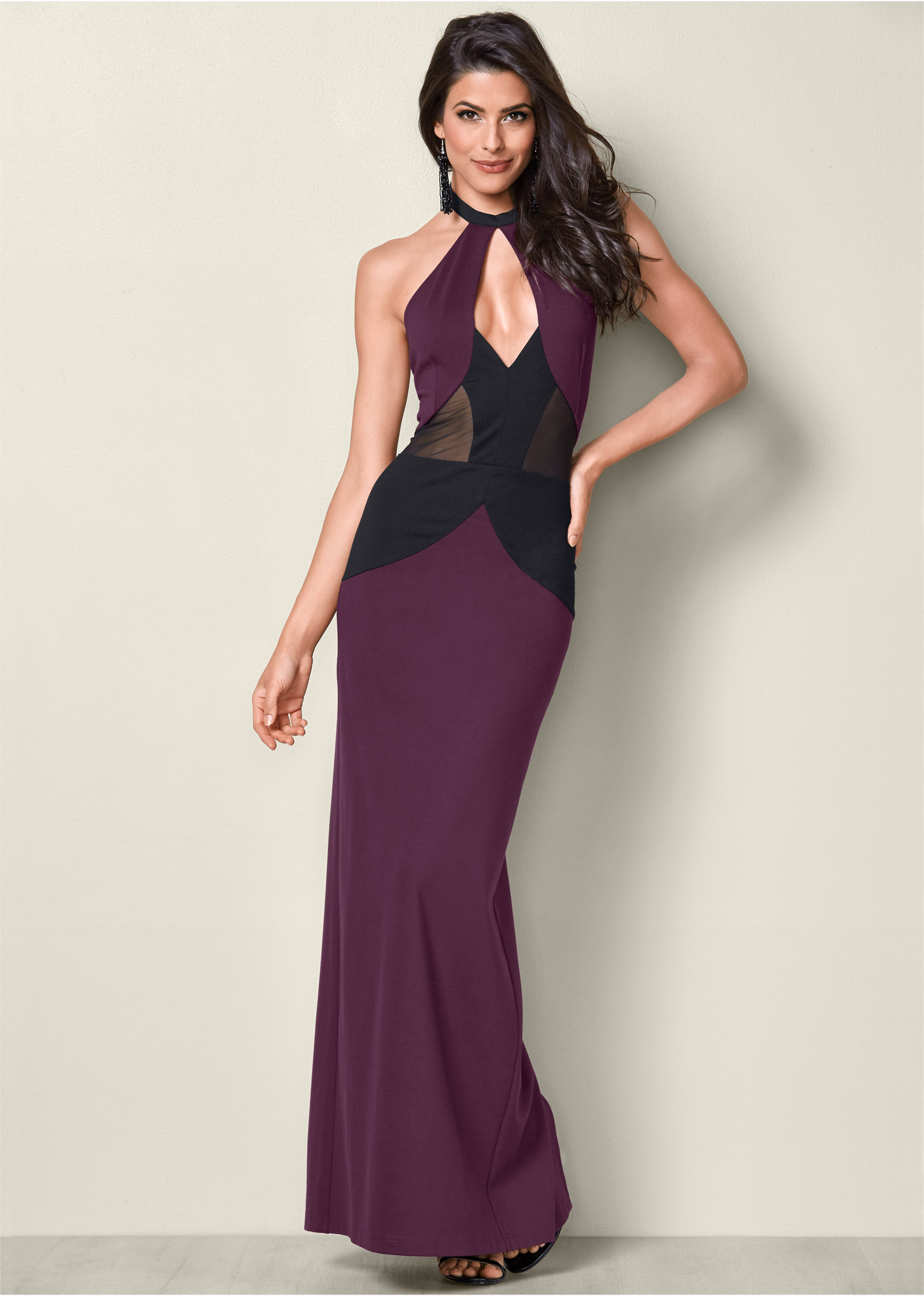 venus purple dress