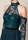 Alternate View Lace Detail Tulle Dress