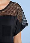 Alternate view Mesh Trimmed Cover-Up Dress
