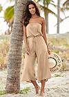 Front view Strapless Jumpsuit