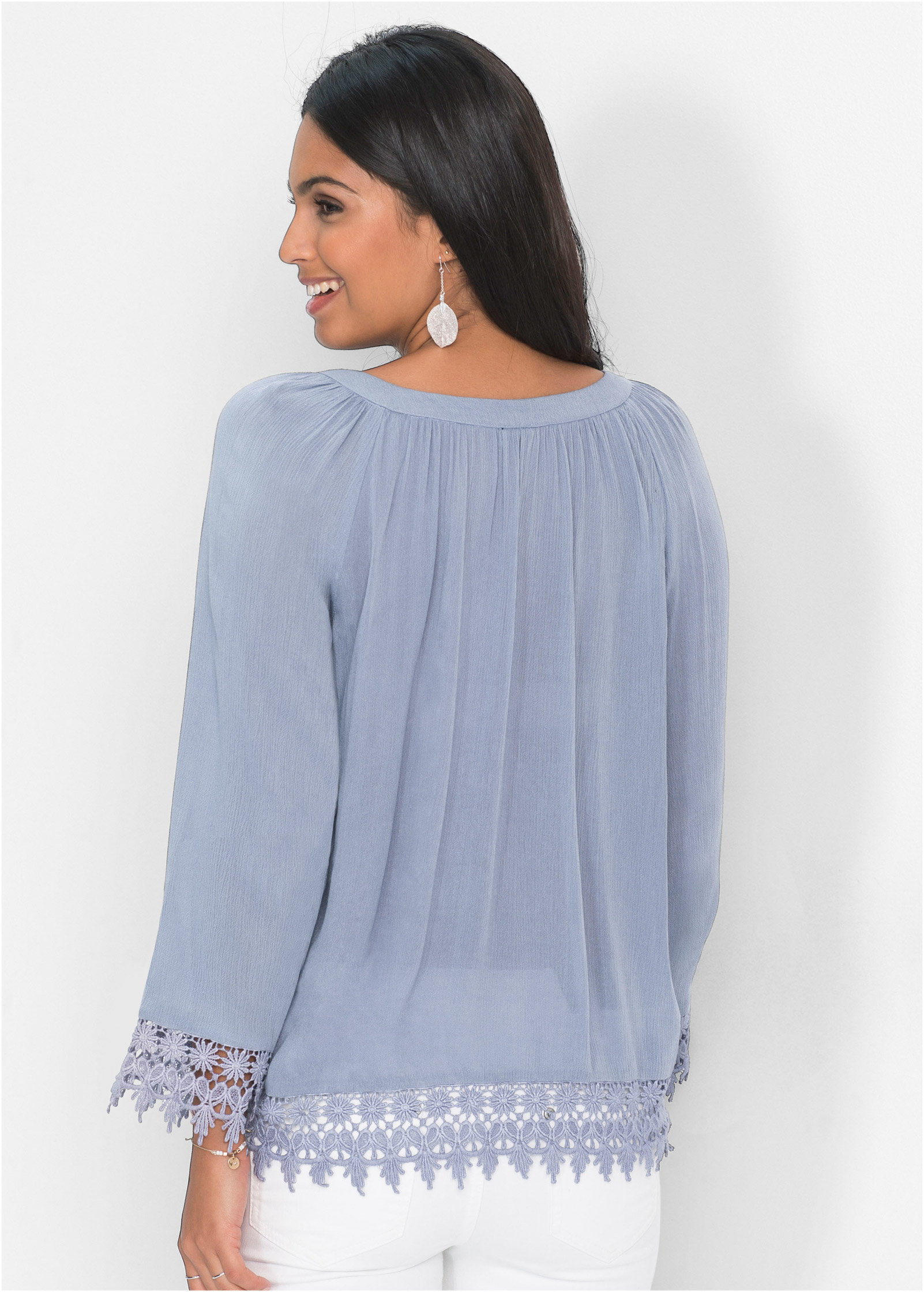 periwinkle lace top