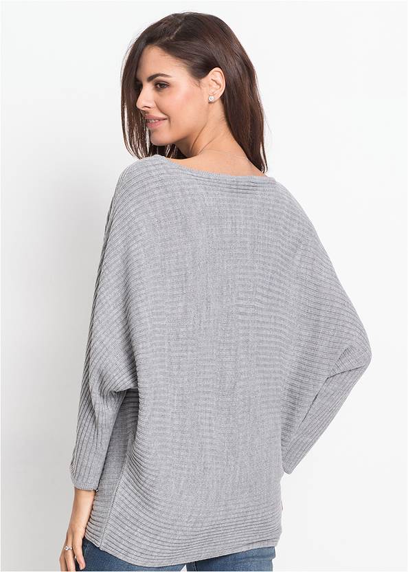 Back View Oversized Sweater