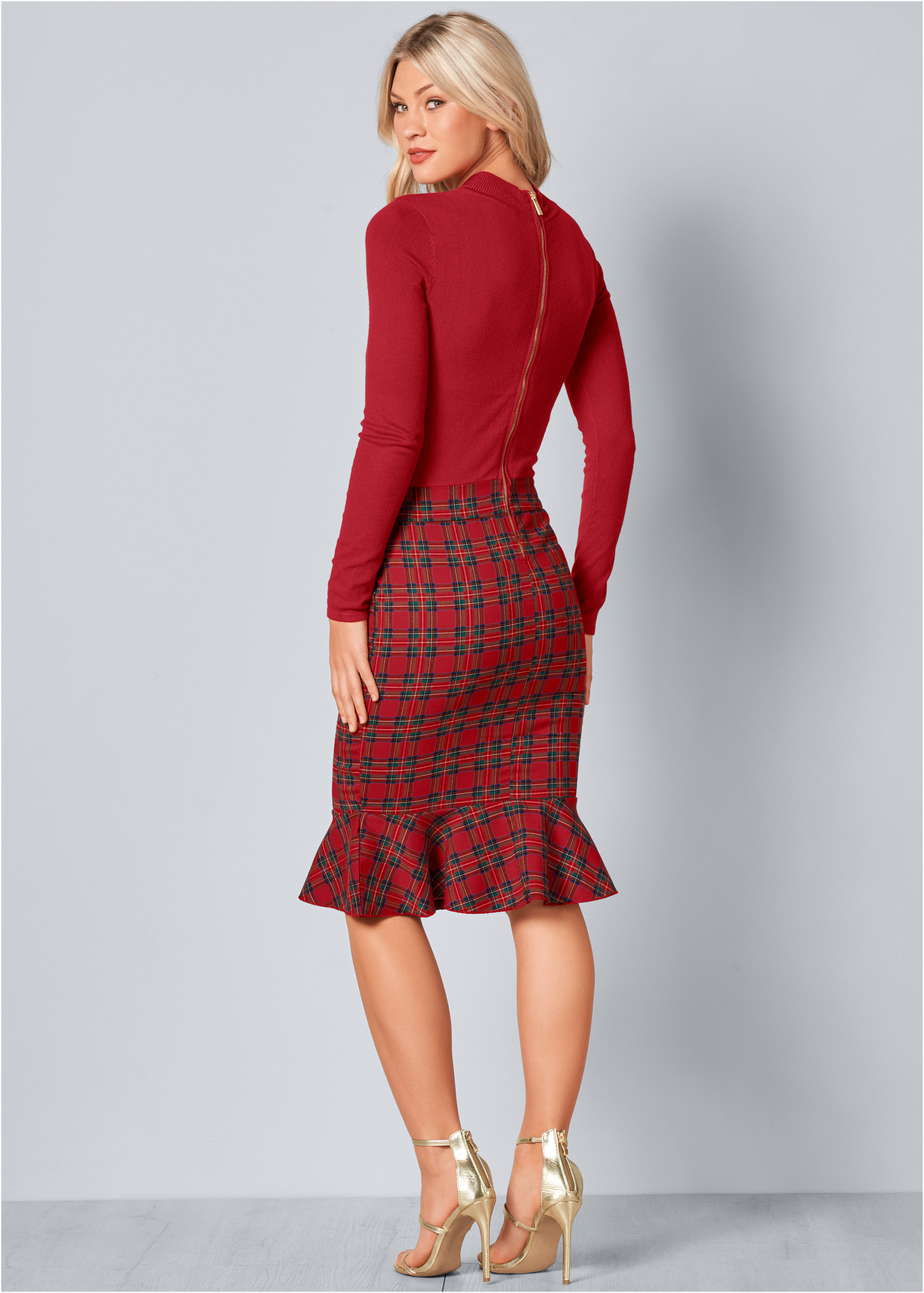 Venus 2025 plaid dress