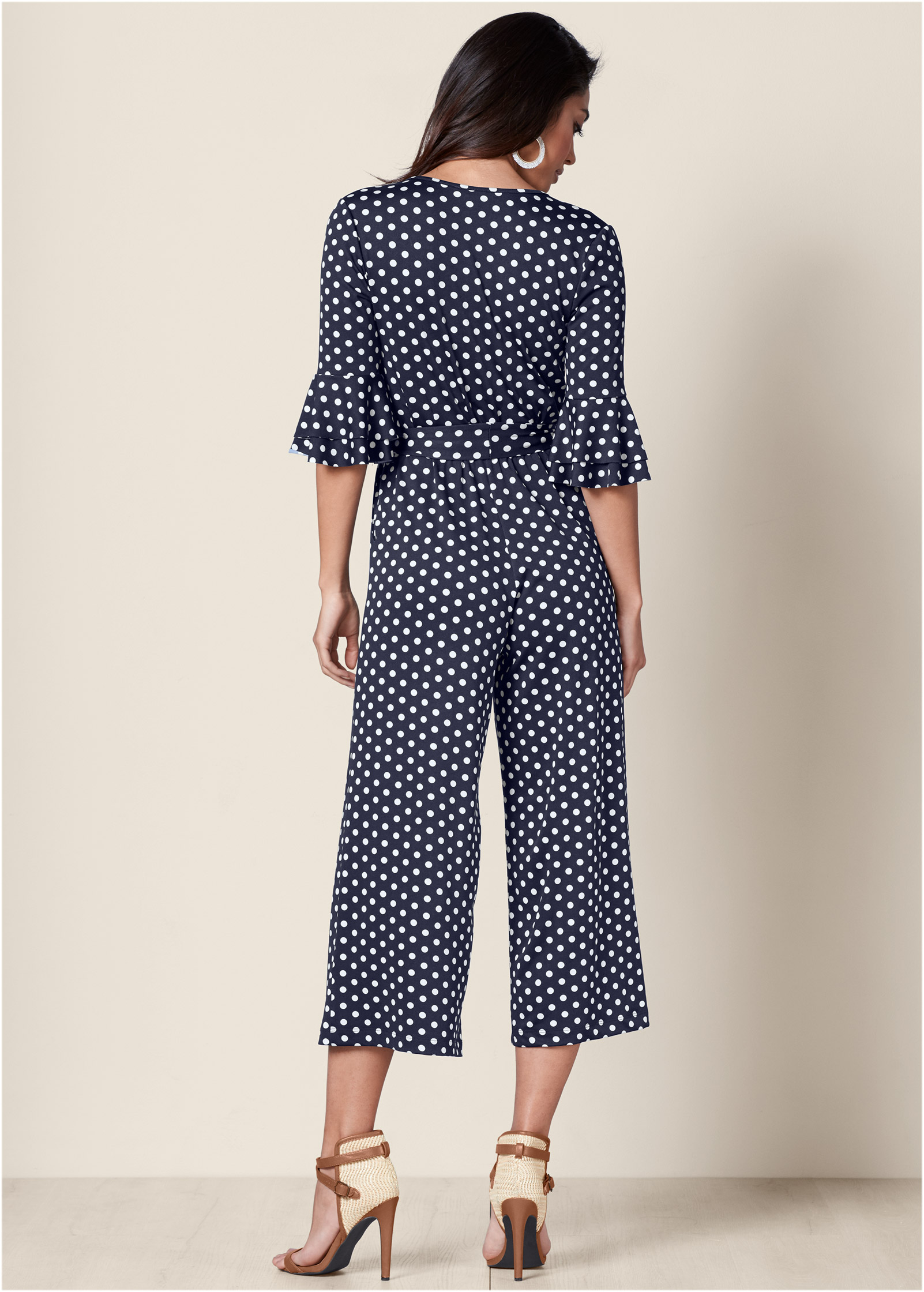 venus polka dot jumpsuit