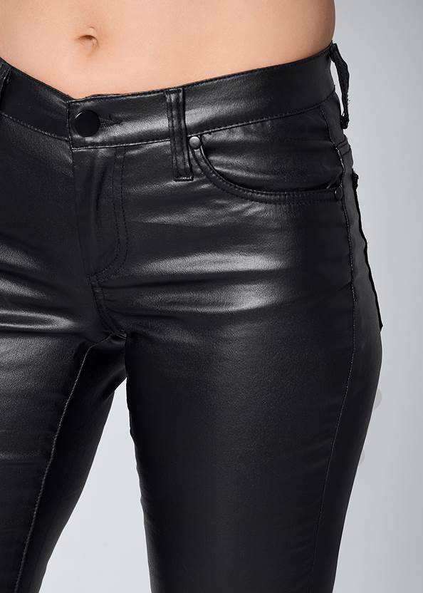 Alternate View 5-Pocket Faux-Leather Pants