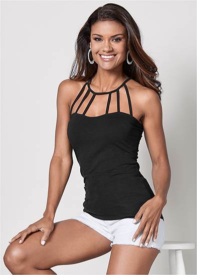 Strappy Detail Top