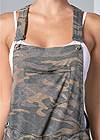 Alternate View French Terry  Drawstring Short Overalls
