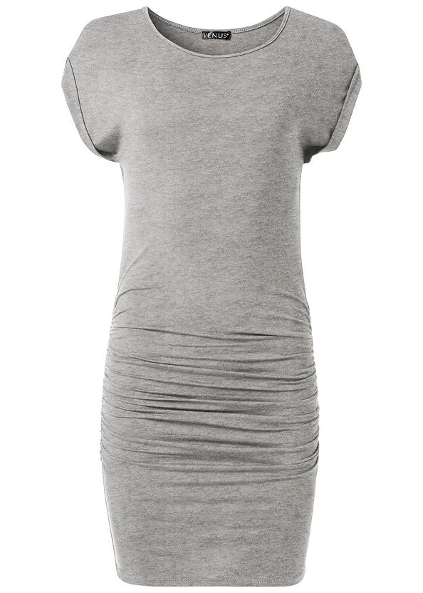 Alternate View Ruched T-Shirt Dress