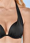 Detail front view Marilyn Underwire Push-Up Halter Top