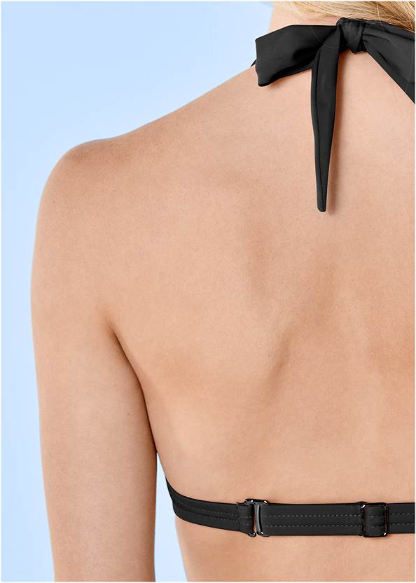 Detail back view Marilyn Underwire Push-Up Halter Top