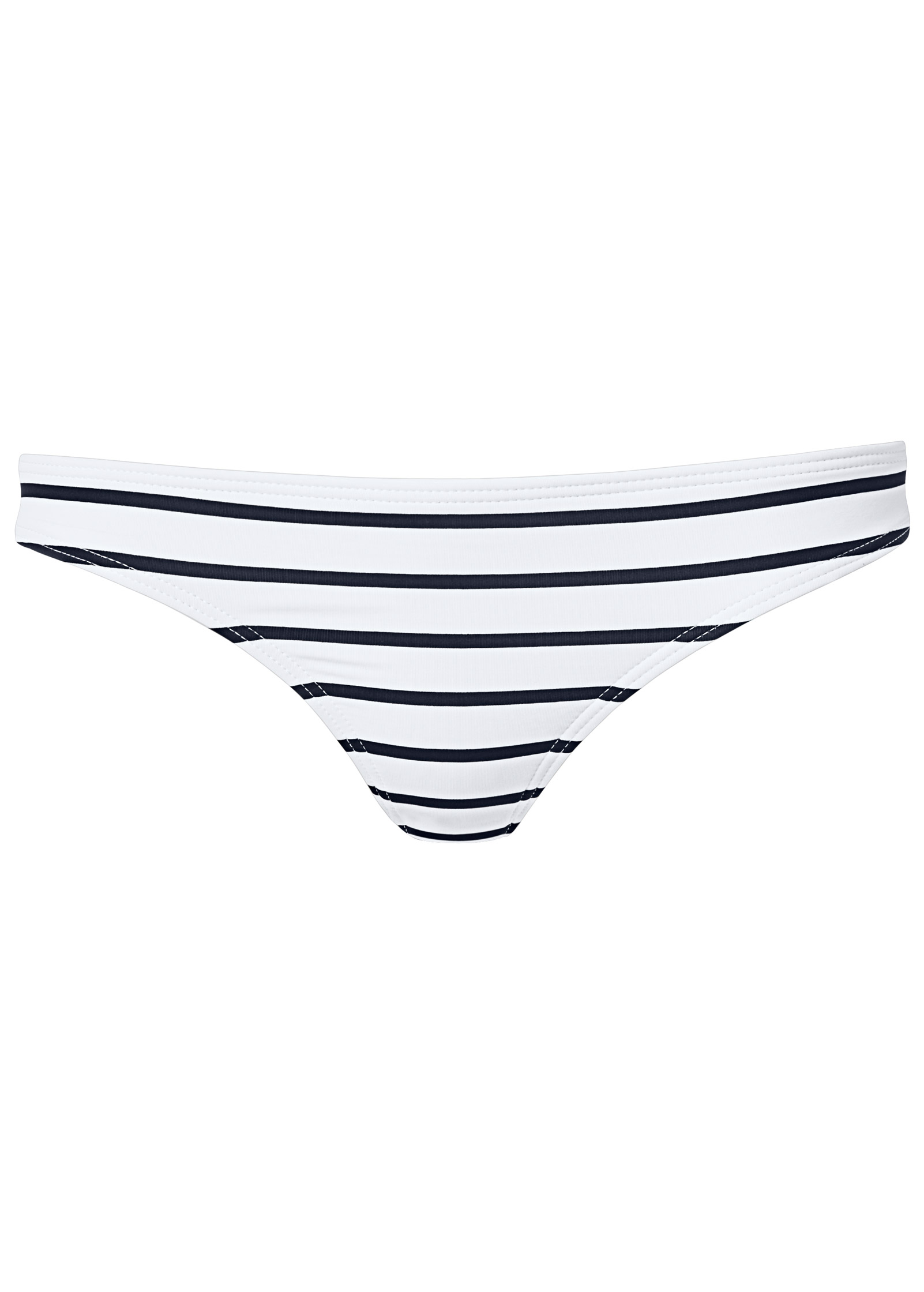 Low Rise Bikini Bottom Bikini White Black Stripe VENUS