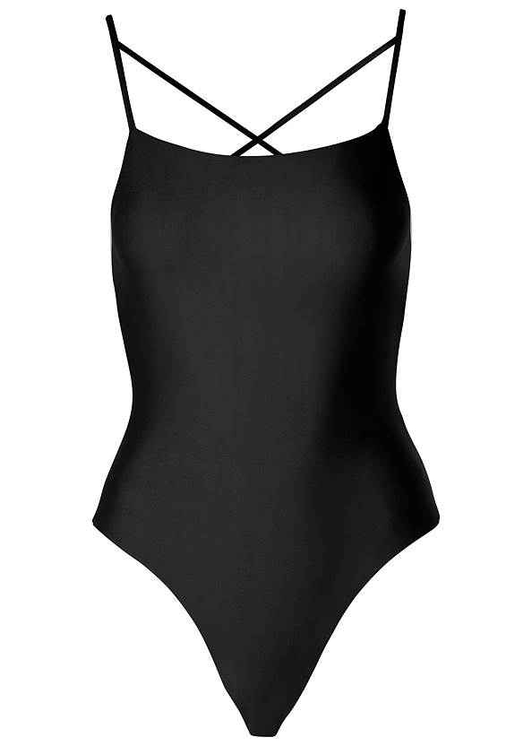Versatility By Venus™ Reversible One-Piece Swimsuit in Baby Blue/Jet ...