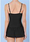 Back View Slimming Skirted One-Piece