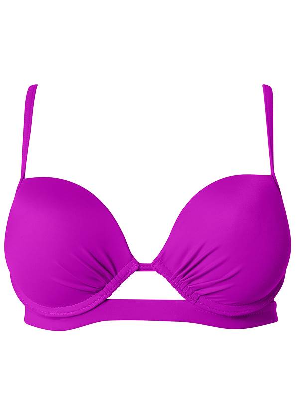 Bright Magenta Push Up Bikini Top From Venus