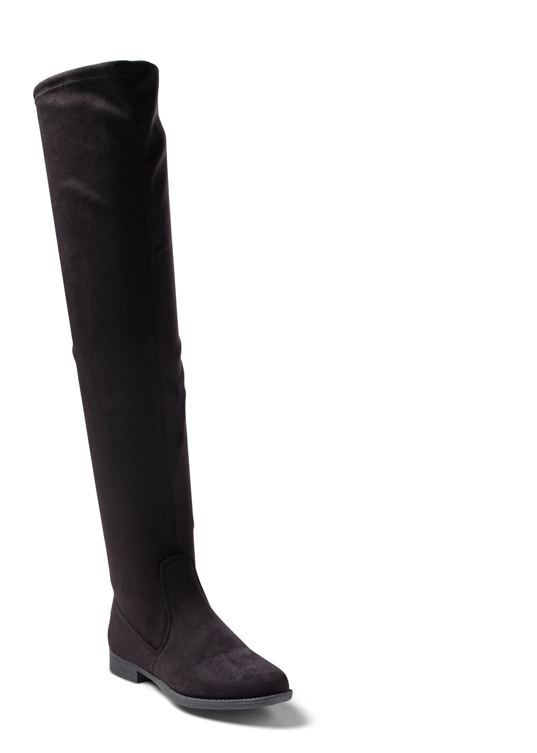 Over The Knee Stretch Boots in Black | VENUS