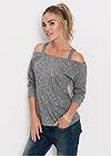 Alternate View Cold-Shoulder Casual Top