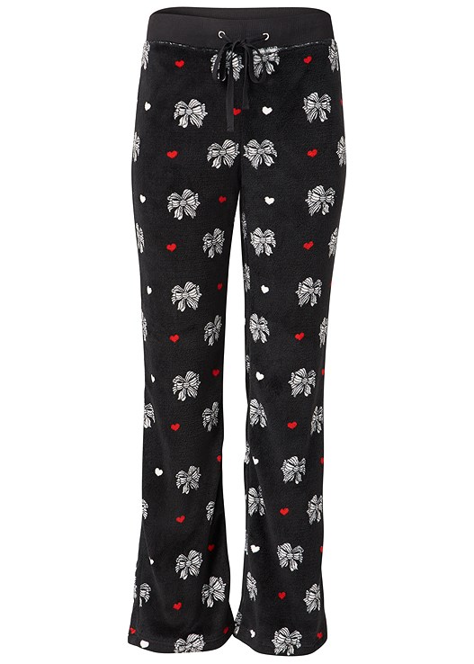 Black WOOBY PLUSH PANTS from VENUS